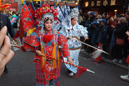 横浜中華街の祝舞遊行（１）